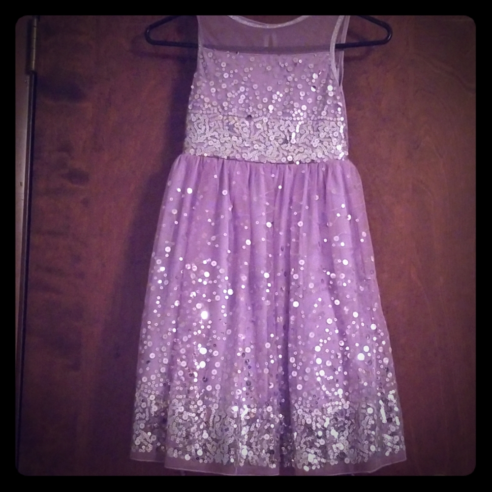Girls Formal Sequined Dress